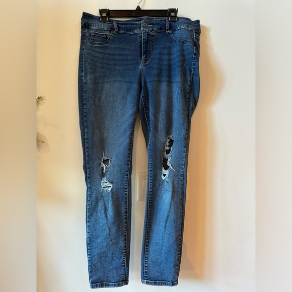 Jean Maurices Taille 5/6 (Juniors) - Coupe Flare (patte D'eph) - Denim Bleu Foncé - Occasion